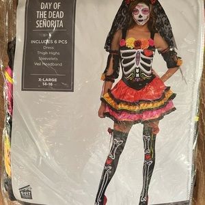Halloween costume Day of the Dead XL